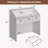 Srikanthan 2 Person Rectangle Manufactured Wood Reception Desk