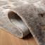 Tapis taupe en viscose / cuir / coton touffeté à la main Jarrell-65866762