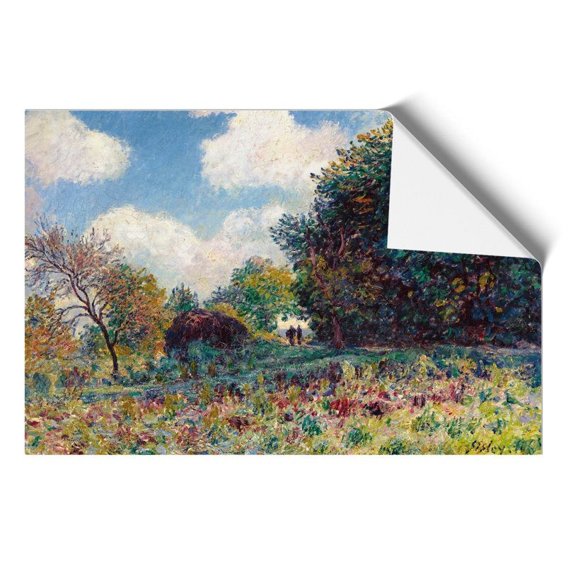 The Road in the Woods by Alfred Sisley - Frameless Print, 21cm H x 30cm W x 0.1cm D