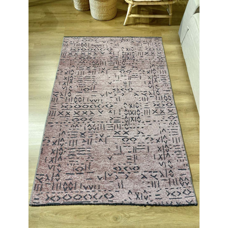 Tapis en coton Prescod avec envers antidérapant, Rectangle 6 pi 7 po x 8 pi 10 po