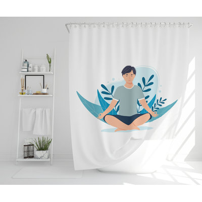 Elizajane 13 Piece Polyester Shower Curtain Set