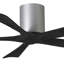 60" Irene 5-Blade Hugger Ceiling Fan with Wall Remote-1087667391-1087667333-1087667382