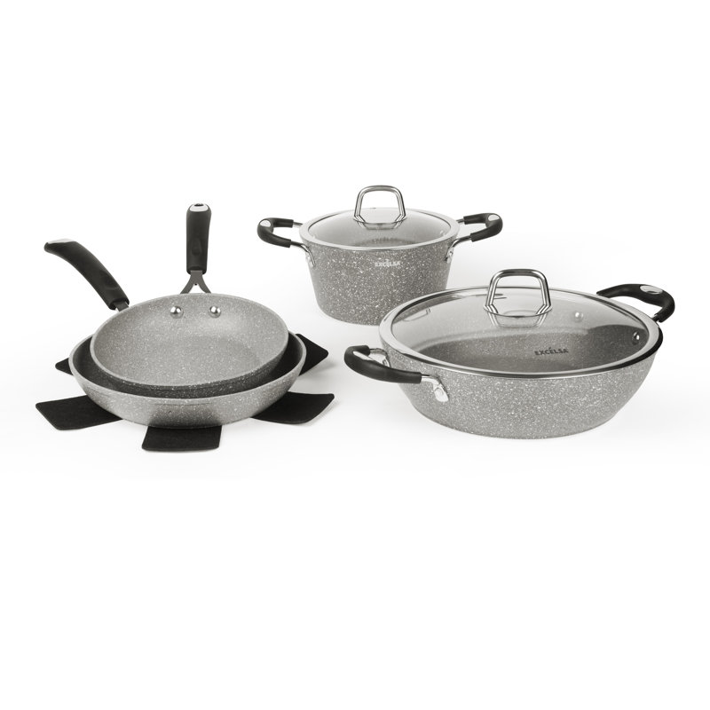 Forn-Ok 7 - Piece Non-Stick Aluminum Cookware Set