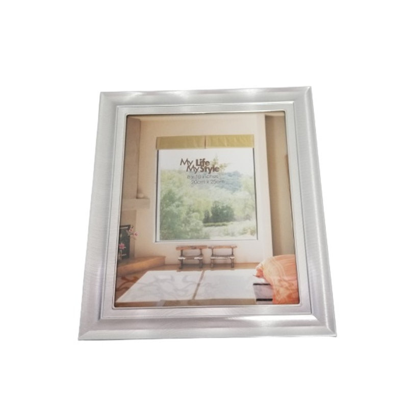 Akono Silver Metal Silver Plated Picture Frame