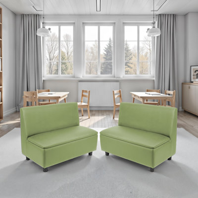 Ensemble de 2 canapés modulaires Kid Comfort - vert fougère