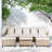 4 Pieces Uv-proof Resin Wicker Patio Sofa Set Included A 4-seat Sofa, 2 Ottomans, A Lifting Table, Retractable Canopy, Cushions And Adjustable Backrest-1163938178