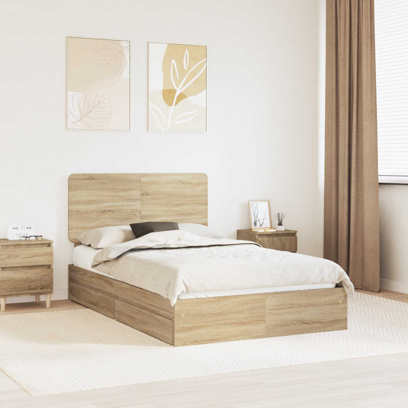 Bed, Sonoma Oak, Small Double (4')