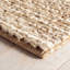 Tapis en chêne blanchi tissé à la main Jute-30602523
