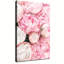 Affiche de fleurs et pivoines roses-129981149
