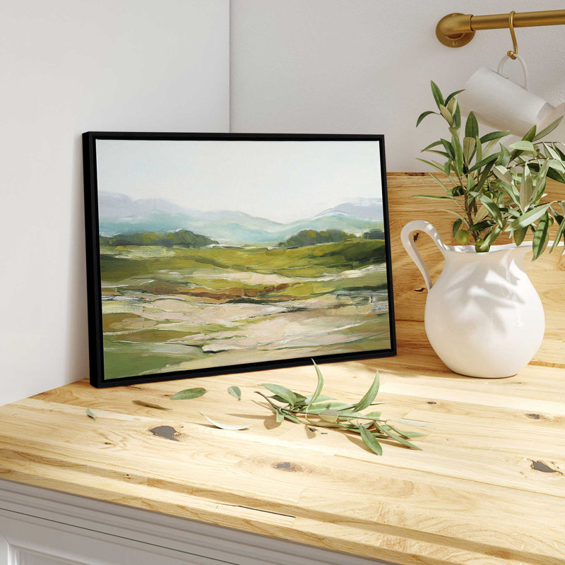 «Loyal Daydreamers», reproduction sur toile, Cadre flottant noir satiné, H 10 po x l 14 po x P 1,75 po