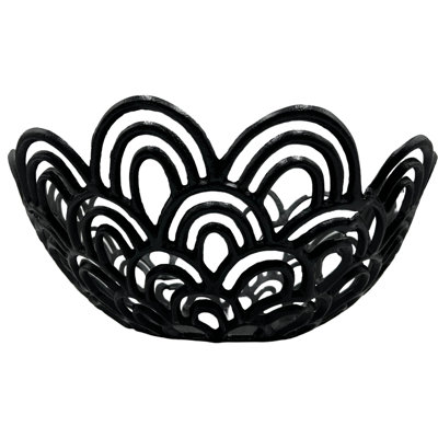 Araseli Handmade Aluminum Metal Decorative Bowl - Set of 1