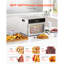 Séchoir à fruits en acier inoxydable 400W 6 plateaux