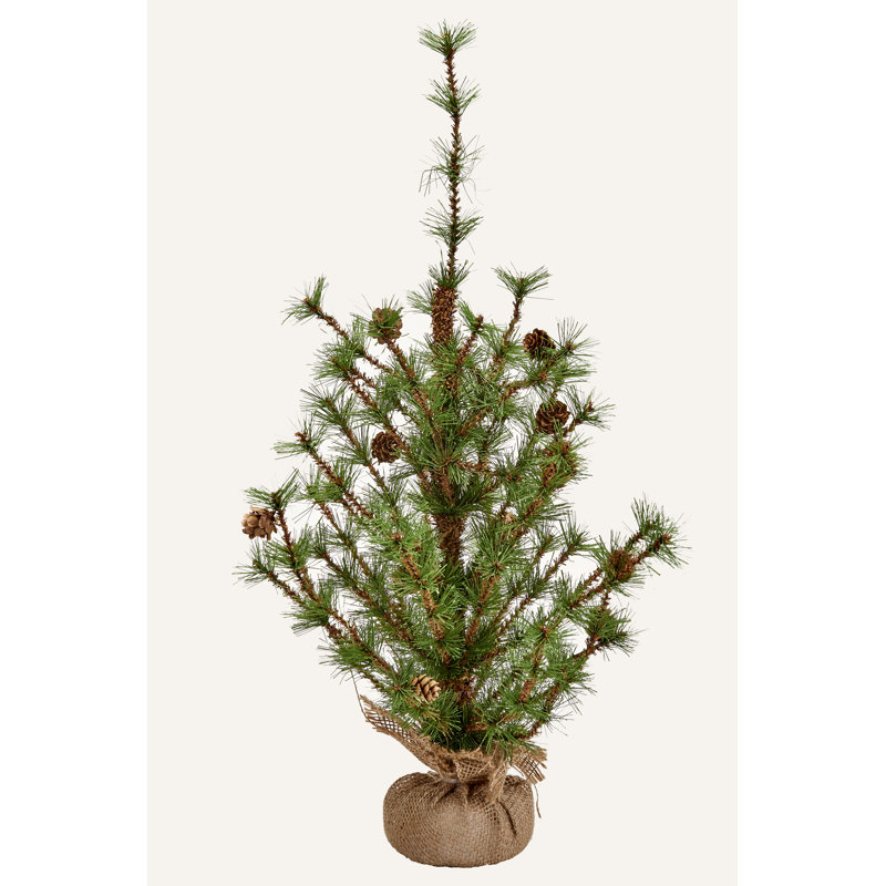 24" Bristled Burlap Tree