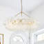 Theresa Cluster Chandelier with Glass Accents-16554915-16554914