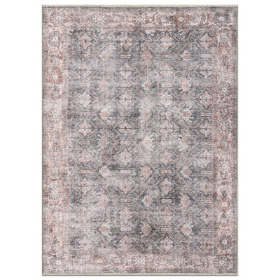 Tapis lavable à la machine d'inspiration rétro