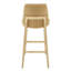Amar Bar Stool In Fabric And Natural Ash Base - Set Of 1-952836603
