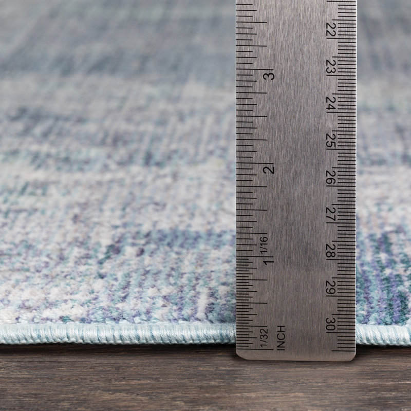 Hersche Abstract Indoor Rug, Rectangle 2' x 3'