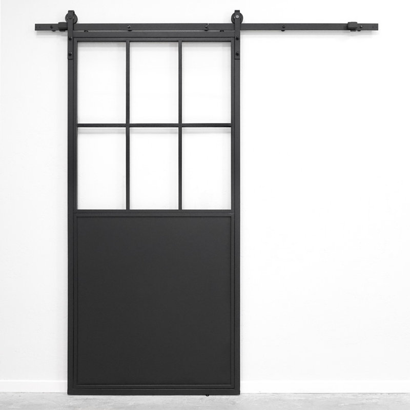 San Leandro Metal Sliding Door, 210cm H x 100cm W x 3cm D