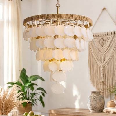 Lustre en pierre d'albâtre naturel à 10 lumières, lumière organique moderne avec tige et chaîne réglables