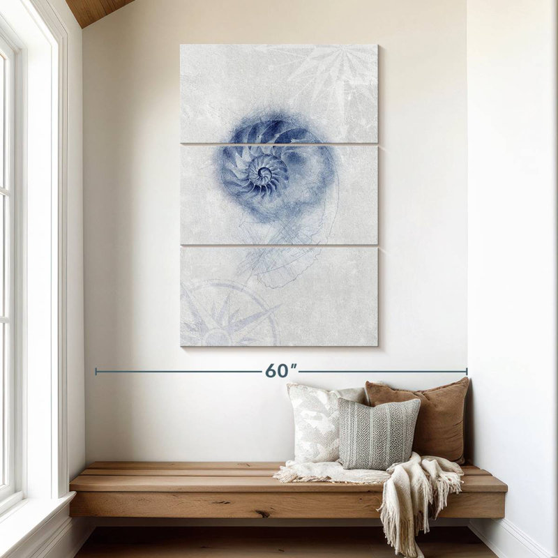 Brampt Ocean Memories I, 50" H x 32" W