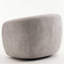 Fauteuil demi-tonneau pivotant rembourré Munehito-986386221