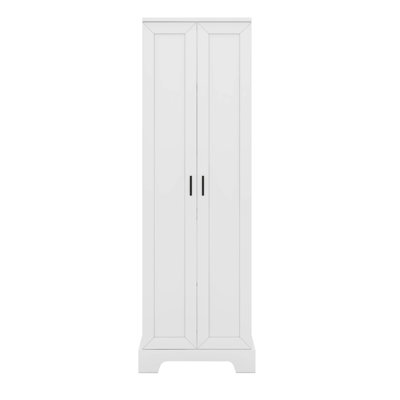 2-Door Storage Cabinet For Bathroom, Office, Adjustable Shelves