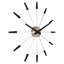 Black Plug Inn Metallic Wall Clock