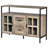 Industrial Sideboard Buffet Cabinet With Elegant Design And Multi-Functional Use