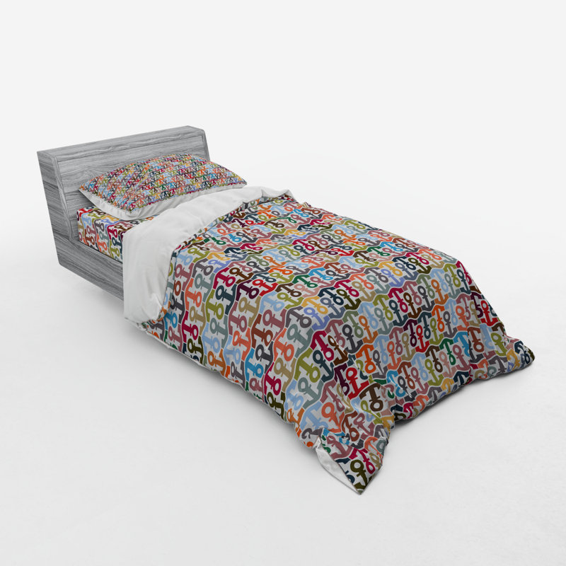 Anchor Coastal Duvet Cover, Twin Duvet Cover + 2 Additional Pieces