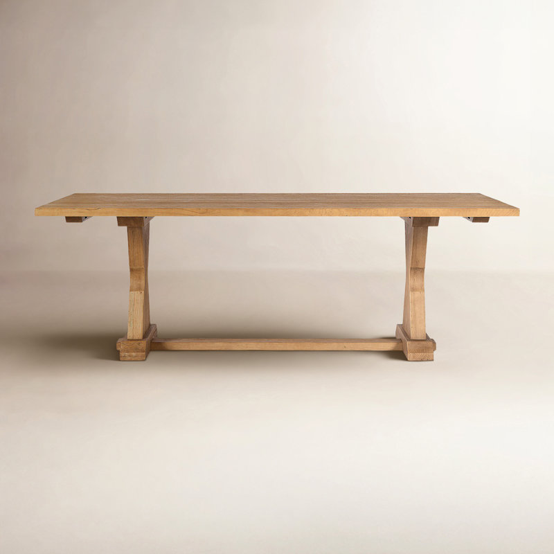IDELLA Extendable Oak Solid Wood Base Dining Table