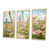Toile naturelle avec cadre flottant