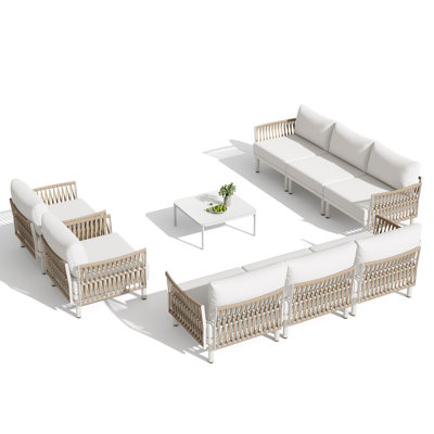Outdoor Patio Sectional Sofa Set
