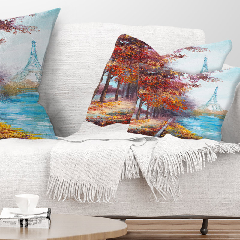 Coussin lombaire Landscape Paris Eiffel Tower View