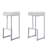 Modern Velvet Bar Stool Set