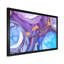 Mauve et turquoise, art abstrait fluide de luxe III - peinture sur toile-67323139-67323141