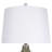 Verdant Glow Table Lamp - Green Art Glass - Set of 2