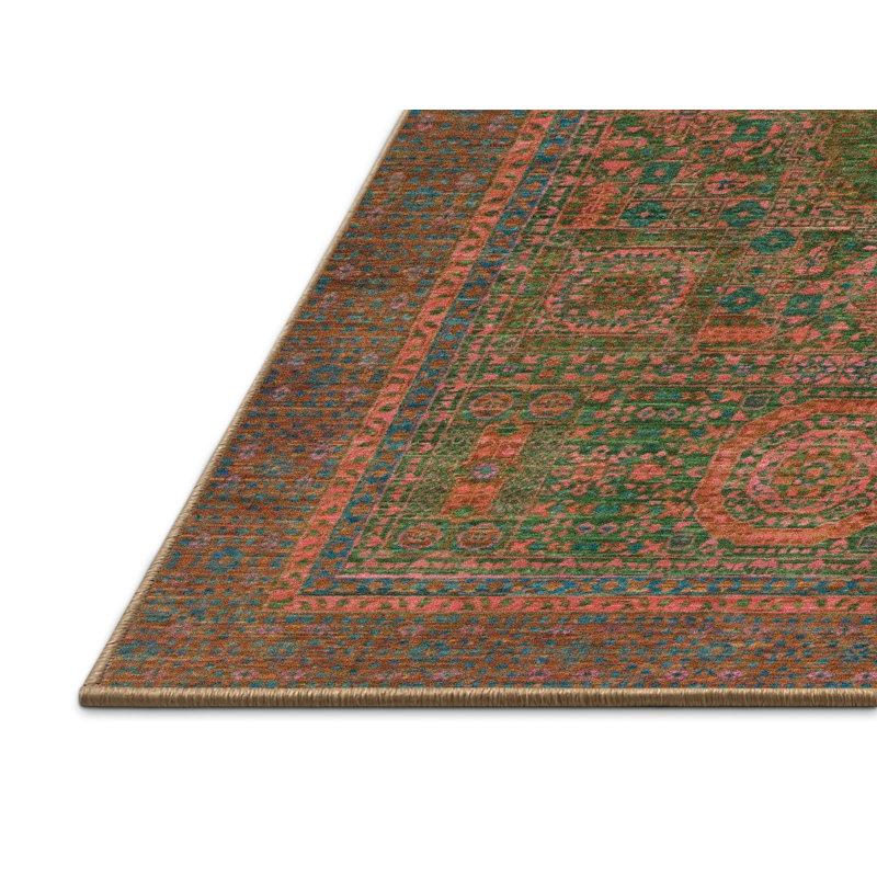 Abstract Indoor Rug, Rectangle 7' x 9'