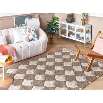 Rothwell Geometric Cotton Hand Woven Area Rug