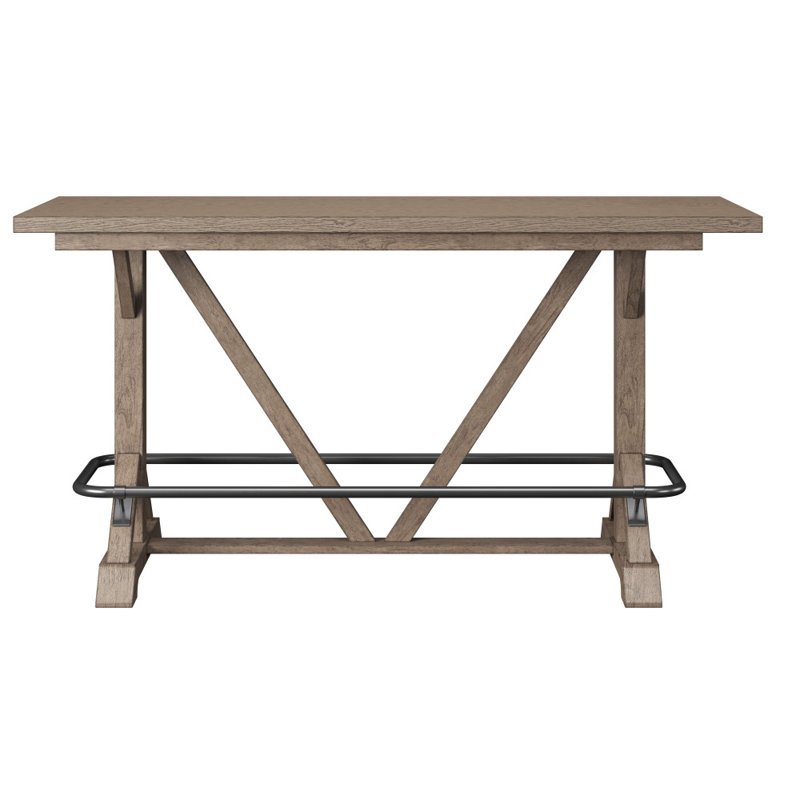 Susan 6-Person Solid Wood Trestle Dining Set, 30" H x 60" W x 16" D