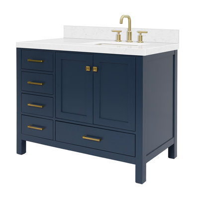  Meuble-lavabo simple 42,25 po avec plateau