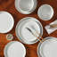 Service de table 12 pièces en grès moderne, service pour 4-111135918