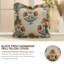 Housse de coussin en tissu à volants / à volants Fab divine, parfaite pour le lit, le salon, orange vif, 20 x 20-106744444