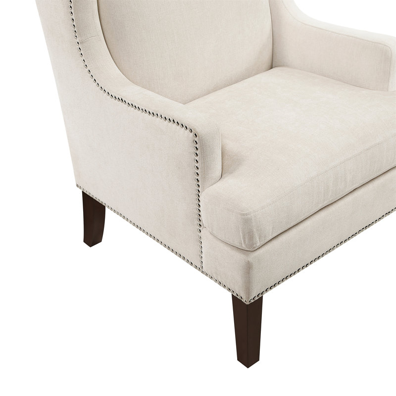 Mobilier de salon avec garniture cloutée 1pc, Beige