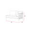 Canapé modulaire à assise profonde 4 pièces Zeke-1076704670
