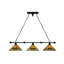 Luminaire suspendu pour îlot 3 lumières 42 "Long Martini Mission