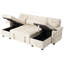 Chenille Chaise End Sofa-1608744292