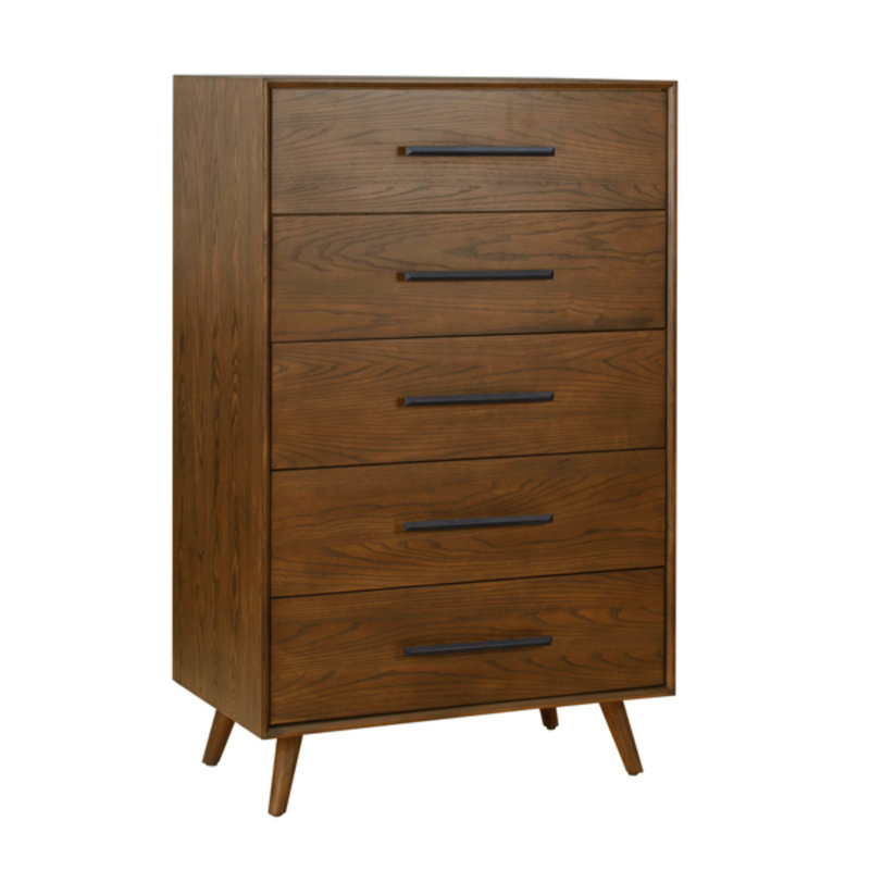 Commode 5 tiroirs Emery Pecan