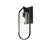 Jaxson Outdoor Wall sconce in Black-1710845830