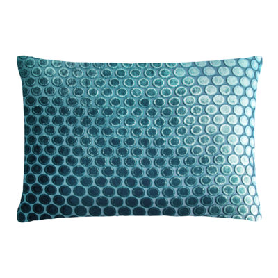 Dots Lumbar Velvet Pillow Cover & Insert