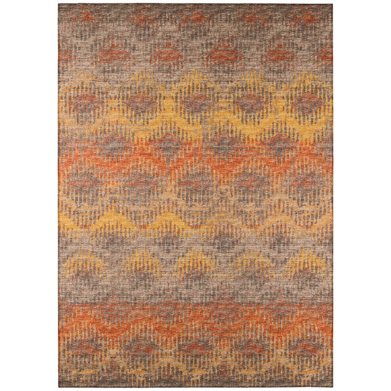 Madora Chenille Washable Indoor / Outdoor Rug, Rectangle 1'8" x 2'6"